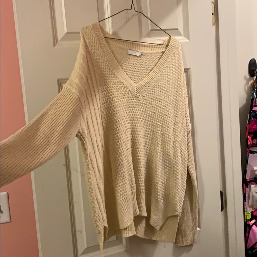 Oversized V-neck Sweater